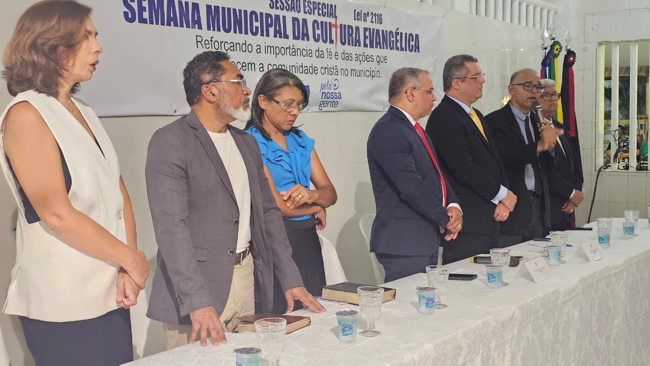 Câmara de Cabedelo realiza sessão especial sobre a semana municipal da cultura evangélica